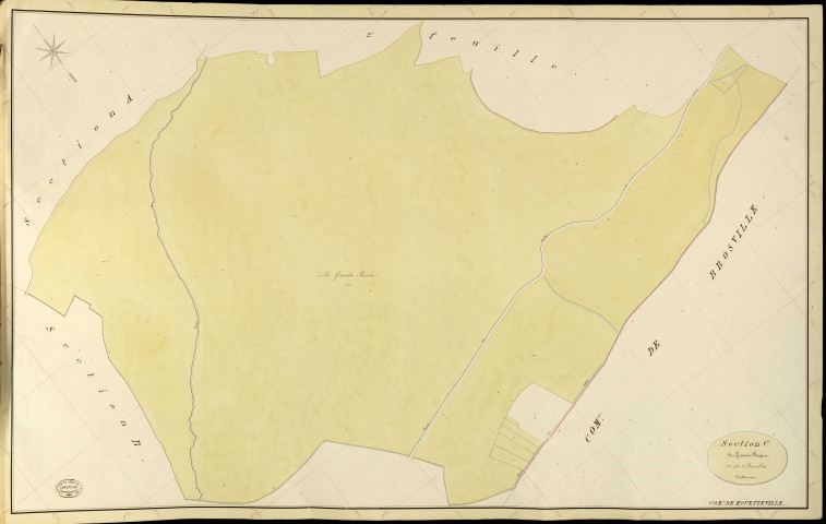 Houetteville. Section C _ du Gravier Bocquet _ 1re de 2 Feuilles