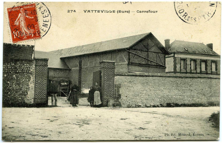 Vatteville. Carrefour.