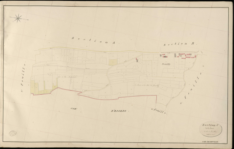 Neuilly. Section C _ de la Cavée _ 2e de 4 Feuilles