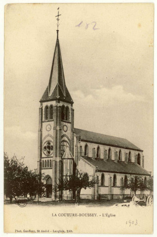 Couture-Boussey (La). L'Eglise.