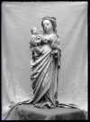 Statue de Vierge à l'enfant de l'église d'Andé (Eure).