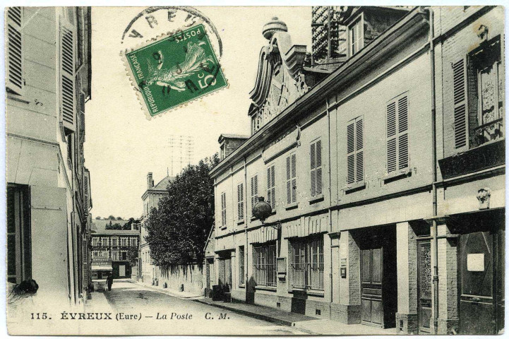Evreux-Ville. La Poste.