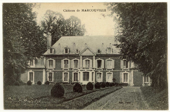 Bosguérard-de-Marcouville. Château de Marcouville.