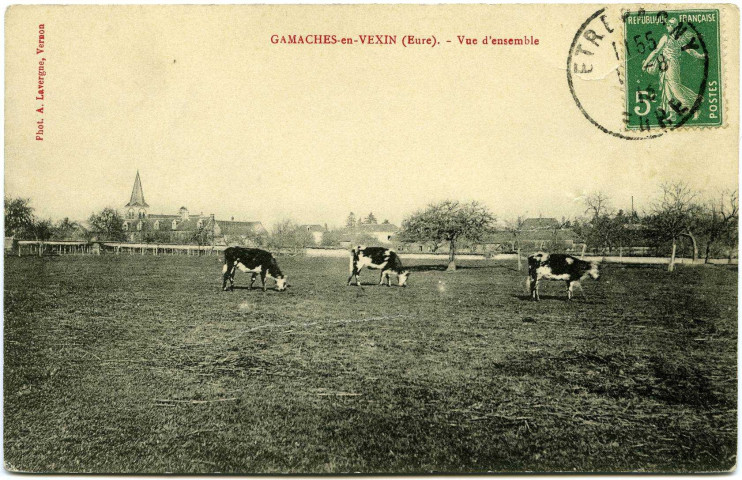 Gamaches-en-Vexin. Vue d'ensemble.