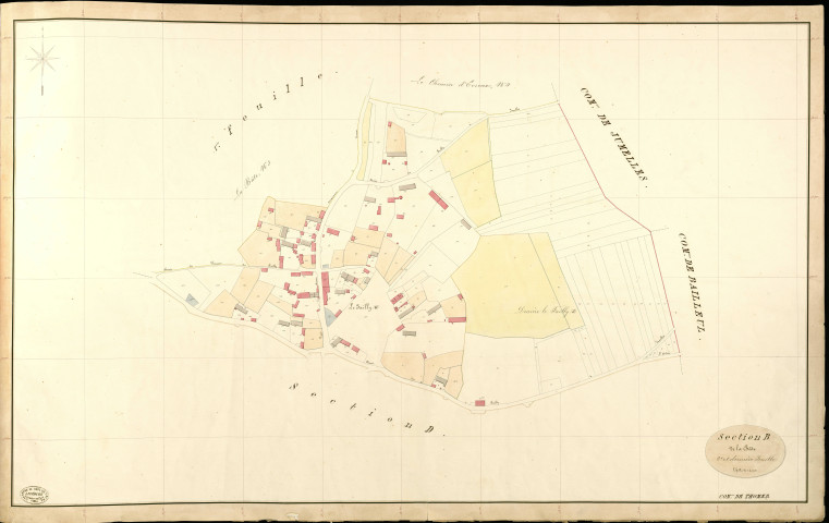 Thomer. Section B _ de la Bâte _ 2e et dernière Feuille