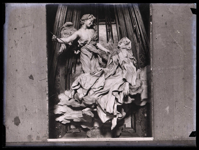 Église Sainte-Marie de la Victoire de Rome (Italie), tableau "L'Extase de Sainte-Thérèse" par Le Bernin.