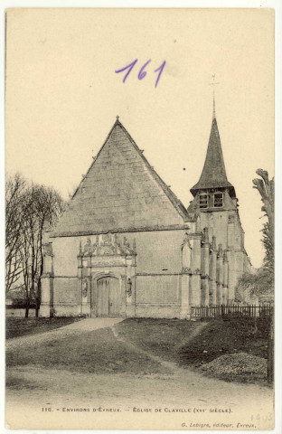 Claville. Eglise de Claville (XVIe siècle).