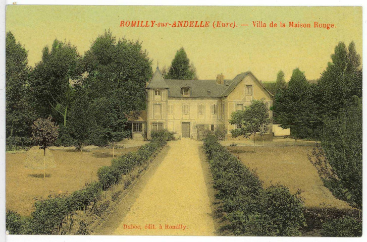 Romilly-sur-Andelle. Villa de la Maison Rouge.