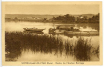 Notre-Dame-de-l'Isle. Restes de l'ancien Barrage.