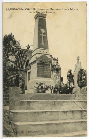 Saussay-la-Vache. Monument aux Morts de la Grande Guerre.
