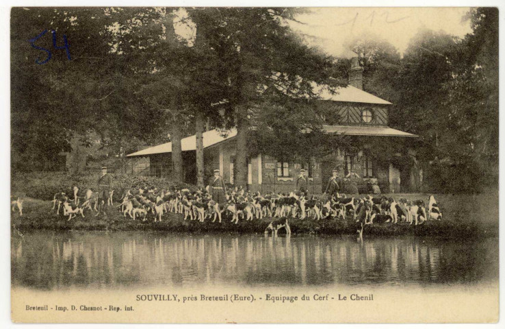 Bémécourt. Souvilly, près Breteuil- Equipage du Cerf- Le Chenil.