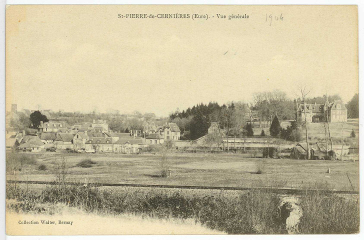 Saint-Pierre-de-Cernières. Vue générale.