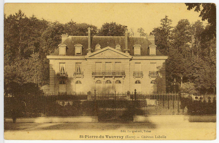 Saint-Pierre-du-Vauvray. Château Labelle.