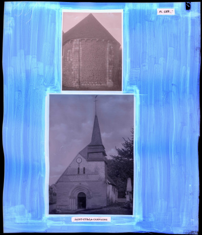 "Églises rurales du département de l'Eure" du chanoine Bonnenfant tome II, planche CXV Saint-Cyr-la-Campagne (Eure).