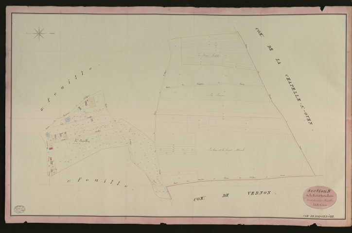 Bois-Jérôme. Section B _ de la Forêt et des Tuileries _ 3e et dernière Feuille