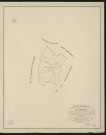 Voiscreville. Tableau d'assemblage du Plan Parcellaire de la Commune de Voiscreville. _ Canton de Bourgtheroulde - Pontaudemer - Eure. _ Terminé sur le terrain en 1828, sous l'administration de M. Le Vicomte Raymond Delaitre, Préfet - M. Coipel, Maire et sous la direction de M. Hurtelle, Directeur des Contributions directes. _ M. Hautier, Géomètre en Chef. _ Par M. Charpentier, Géomètre de 1re classe