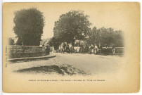 Pacy-sur-Eure. Sortie de Pacy-sur-Eure - De Kniff - course du Tour de France.