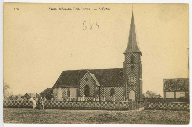 Vieil-Évreux (Le). L'Eglise.