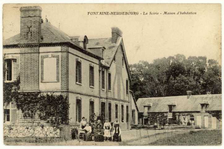 Fontaine-Heudebourg. La Scierie - Maison d'Habitation.