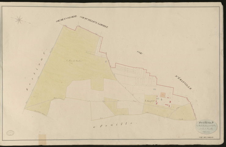 Combon. Section D _ du Bois de Combon et de la Prée _ 1re de 2 Feuilles