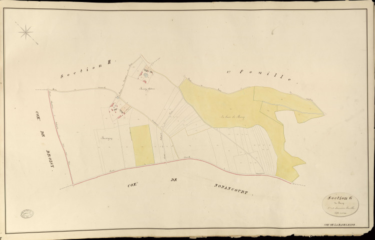 Madeleine-de-Nonancourt (La). Section G _ de Burey _ 2e et dernière Feuille