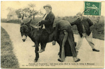 Morgny. Canada et Fouslurin - Les deux amis (Sur la route de Grisy à Morgny).