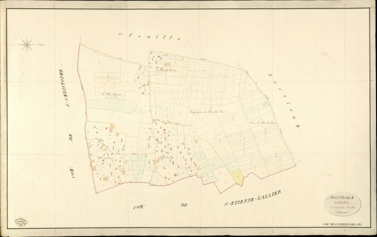 Saint-Pierre-des-Ifs. Section A _ de la Grand'Rue _ 2e et dernière Feuille
