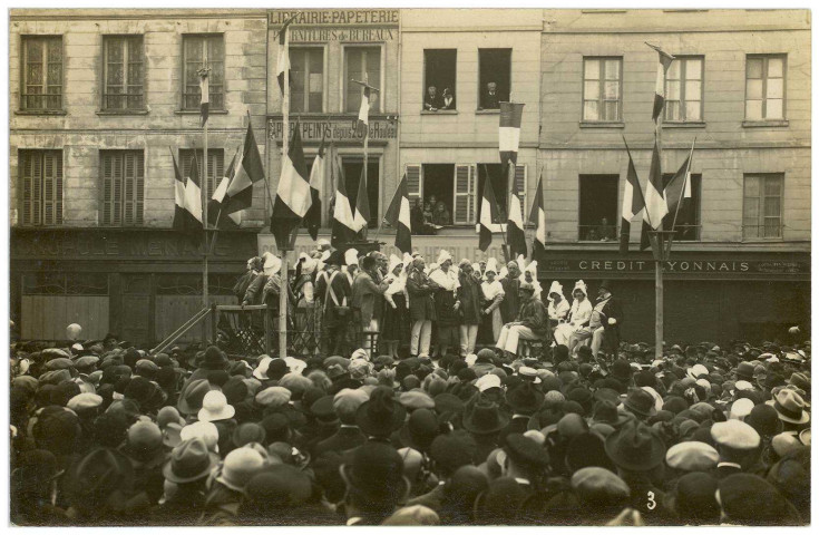 Louviers-Ville. Choral des Pommiers de Normandie concert du 16/6/1912.
