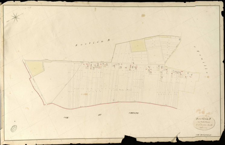 Beaubray. Section D _ des Ventes Mauxe _ 2e et dernière Feuille