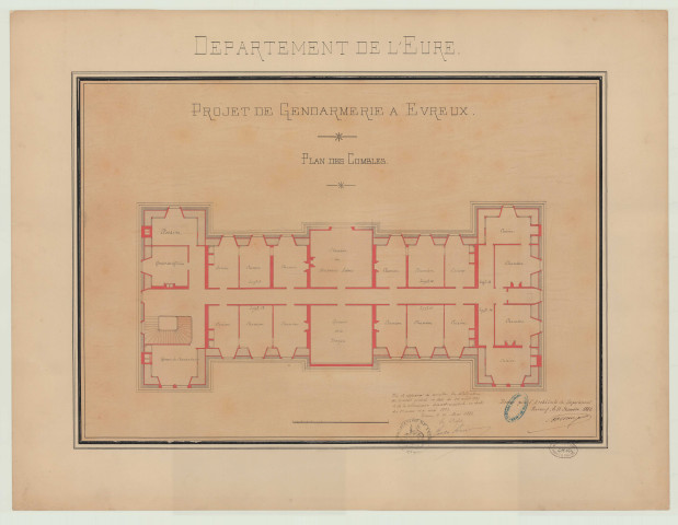 Evreux _"Projet de Gendarmerie à Evreux".