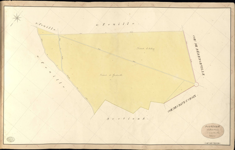 Ventes (Les). Section G _ de la Forêt d'Evreux _ 5e de 13 Feuilles