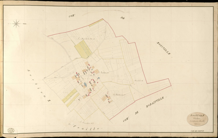 Creton. Section F _ d'Ecorchevez _ 2e et dernière Feuille