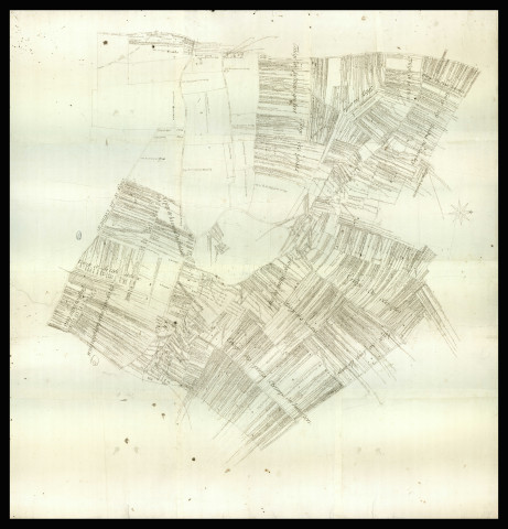Marcilly-la-Campagne - Plan de la seigneurie. *