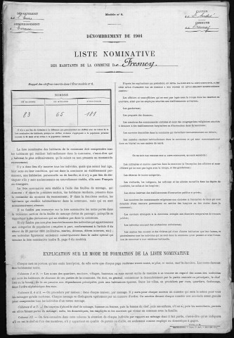 FRESNEY 1901