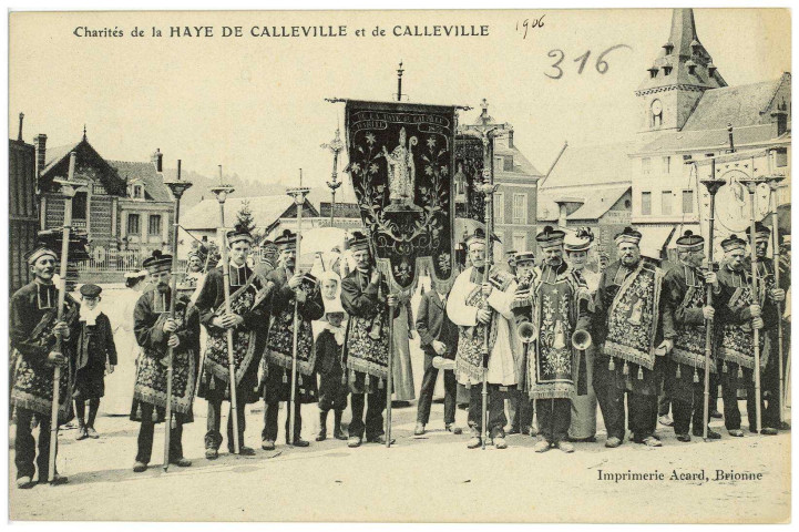 Haye-de-Calleville (La). Charités de la Haye de Calleville et de Calleville.