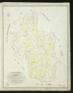 Tourville-sur-Pont-Audemer. Tableau d'assemblage _ du Plan Parcellaire de la Commune de Tourville _ Canton de Pontaudemer - Pontaudemer - Eure. _ Terminé sur le Terrain le 25 avril 1832, sous l'administration de M. A Passy, Préfet _ M.Tourville, Maire _ sous la Direction de M. Marel, Directeur des Contributions directes _ M. Le Fébure, Géomètre en Chef. _ Par M. Girard, Géomètre de 1re classe.