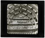 Cathédrale Notre-Dame de Bayeux (Calvados), portail sud, tympan.