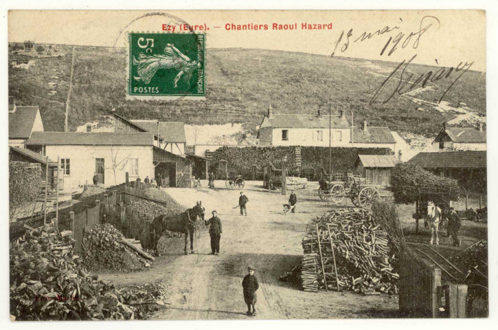 Ezy-sur-Eure. Chantiers Raoul Hazard.