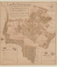 Courcelles-lès-Gisors (Oise) - "Plan géométrique des seigneuries de Beausseré, Monbine, Moreaumont et Sancourt". *