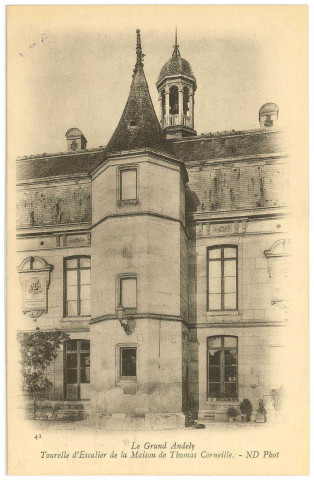 Andelys (Les). Le Grand Andely. - Tourelle d'Escalier de la Maison de Thomas Corneille.