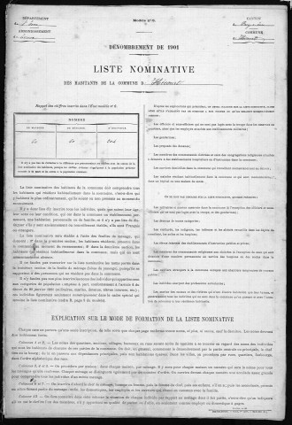 HECOURT 1901