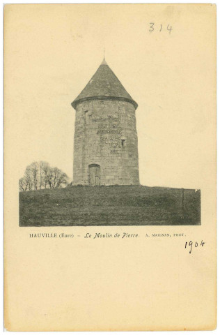 Hauville. Le Moulin de Pierre.