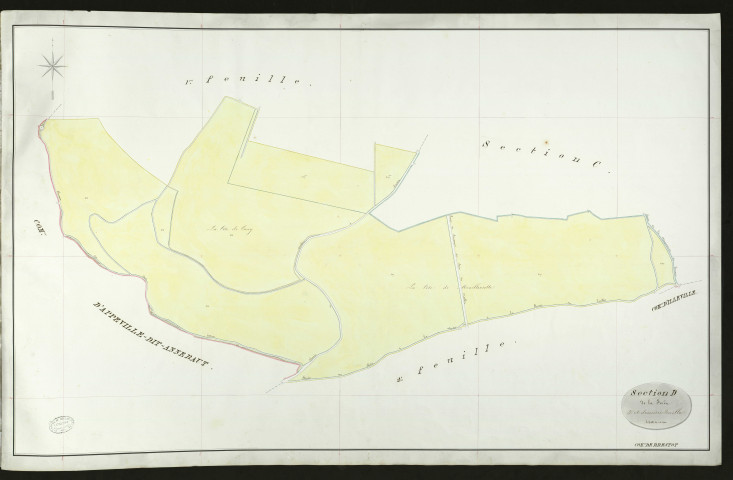 Brestot. Section D _ des Chêvres et de Brumare _ 3e et dernière Feuille