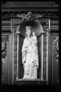 Statue de Sainte-Cécile de l'église Notre-Dame d'Écouis (Eure).