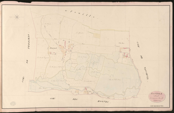 Perruel. Section A _ de Perruel _ 3e et dernière Feuille