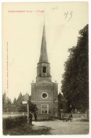 Bois-Normand-près-Lyre. L'Eglise.