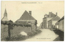 Marcilly-la-Campagne. Une rue.