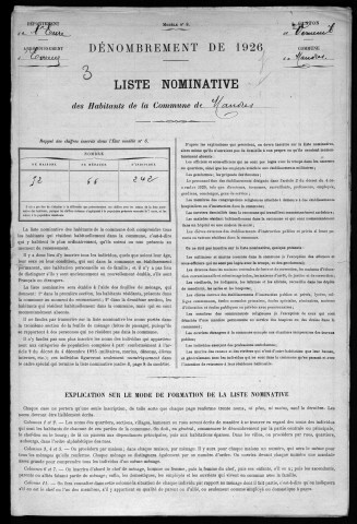 MANDRES 1926