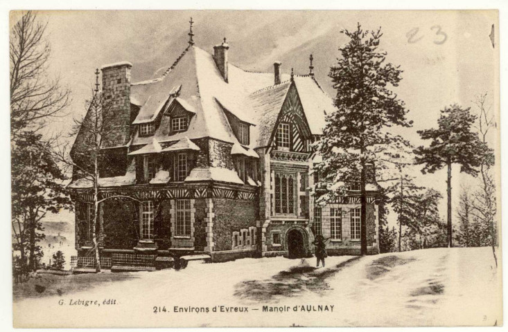 Aulnay-sur-Iton. Manoir d'Aulnay.