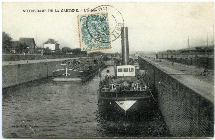 Saint-Pierre-la-Garenne. Notre-Dame-de-la-Garenne (Eure). - L'Ecluse.